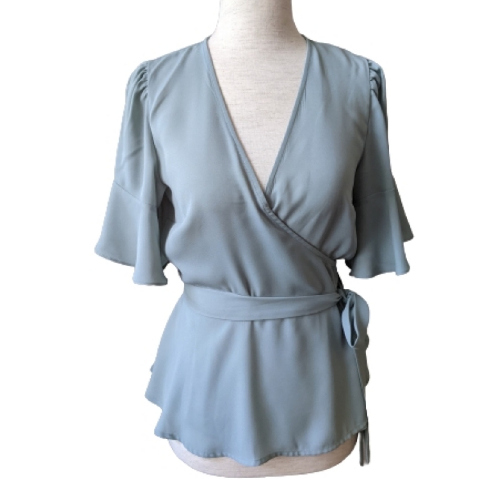 Who What Wear Wrap Blouse Xs — image 3 of 7